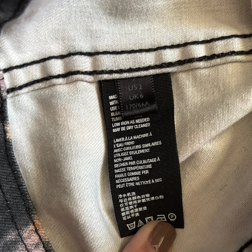 Free People Brown and Black Tie-Dye Modern Femme Skirt Size 2
